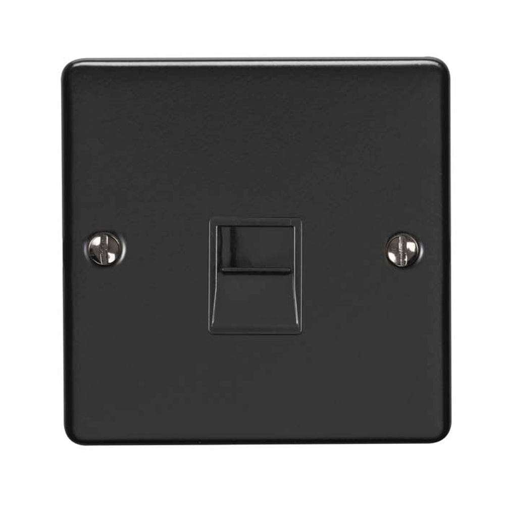 EuroLite Electrical Matt Black / Telephone Master / (With Black Trim) Eurolite Enhance Decorative Telephone Master - Matt Black (With Black Trim)