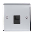 EuroLite Electrical Polished Chrome / Telephone Master / (With Black Trim) Eurolite Enhance Decorative Telephone Master - Polished Chrome (With Black Trim)