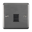 EuroLite Electrical Black Nickel / Telephone Slave / (With Black Trim) Eurolite Enhance Decorative Telephone Slave - Black Nickel (With Black Trim)