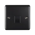 EuroLite Electrical Matt Black / Telephone Slave / (With Black Trim) Eurolite Enhance Decorative Telephone Slave - Matt Black (With Black Trim)