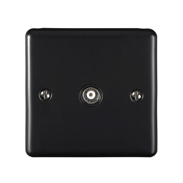 EuroLite Electrical Matt Black / TV / (With Black Trim) Eurolite Enhance Decorative TV - Matt Black (With Black Trim)