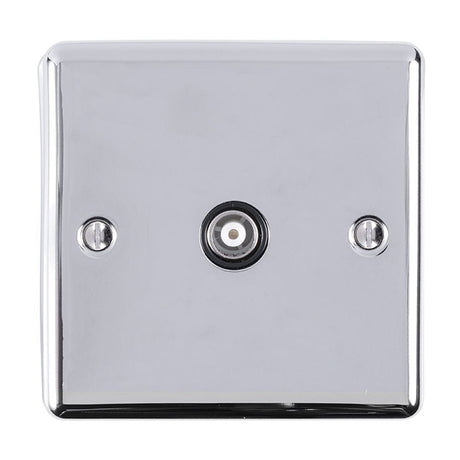 EuroLite Electrical Polished Chrome / TV / (With Black Trim) Eurolite Enhance Decorative TV - Polished Chrome (With Black Trim)