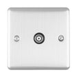 EuroLite Electrical Satin Stainless / TV / (With Black Trim) Eurolite Enhance Decorative TV - Satin Stainless Steel (With Black Trim)