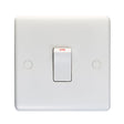 EuroLite Electrical White / 20Amp Switch / (With White Trim) Eurolite Enhance White Plastic 20Amp Switch - White (With White Trim)