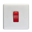 EuroLite Electrical White / 45Amp Switch / (With White Trim) Eurolite Enhance White Plastic 45Amp Switch - White