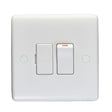 EuroLite Electrical White / Fuse Spur / (With White Trim) Eurolite Enhance White Plastic Fuse Spur - White