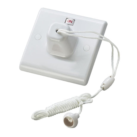 EuroLite Electrical White / Pull Cord / (With White Trim) Eurolite Enhance White Plastic Pull Cord - White