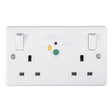 EuroLite Electrical White / RCD / (With White Trim) Eurolite Enhance White Plastic RCD - White
