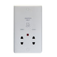 EuroLite Electrical White / Shaver Socket / (With White Trim) Eurolite Enhance White Plastic Shaver Socket - White