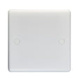 EuroLite Electrical White / Single Blank Plate / (With White Trim) Eurolite Enhance White Plastic Single Blank Plate - White