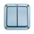 EuroLite Electrical Grey / 2 Gang Switch Eurolite Euroseal 2 Gang Switch - Grey