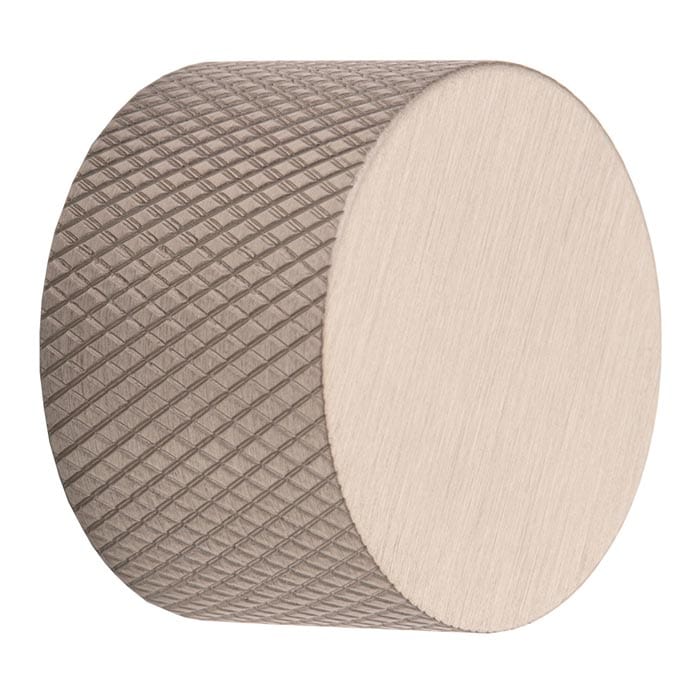EuroLite Electrical White / Knurled Dimmer Knob Only - Satin Nickel Eurolite Knurled Dimmer Knob - Matt White