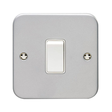 EuroLite Electrical Grey / 1 Gang Switch Eurolite Metal Clad 1 Gang Switch - Metal Clad