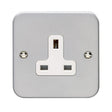 EuroLite Electrical Grey / 1 Gang Unswitched Socket Eurolite Metal Clad 1 Gang Unswitched Socket - Metal Clad