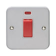 EuroLite Electrical Grey / 45Amp Switch with Neon Indicator Eurolite Metal Clad 45Amp Switch with Neon Indicator - Metal Clad