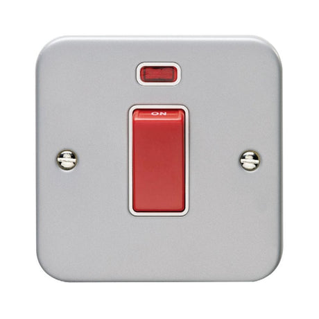 EuroLite Electrical Grey / 45Amp Switch with Neon Indicator Eurolite Metal Clad 45Amp Switch with Neon Indicator - Metal Clad