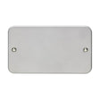 EuroLite Electrical Grey / Double Blank Plate Eurolite Metal Clad Double Blank Plate - Metal Clad