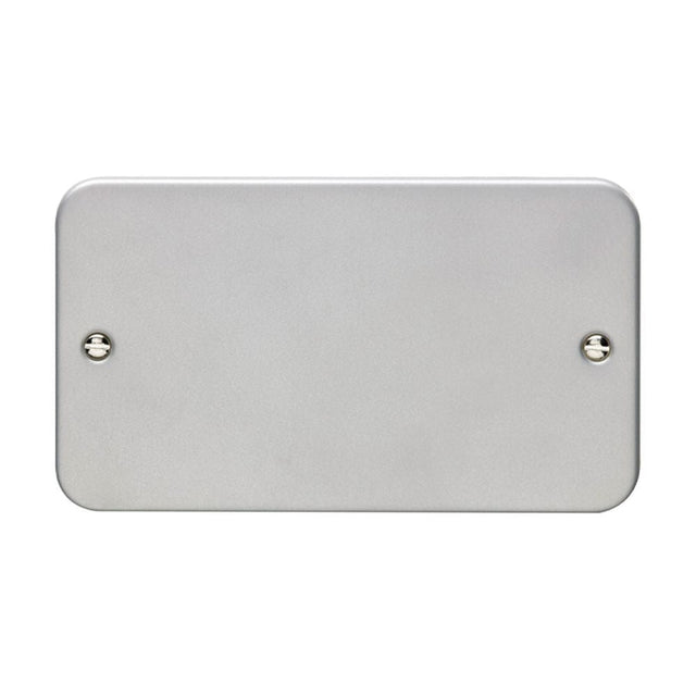 EuroLite Electrical Grey / Double Blank Plate Eurolite Metal Clad Double Blank Plate - Metal Clad
