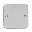 EuroLite Electrical Grey / Single Blank Plate Eurolite Metal Clad Single Blank Plate - Metal Clad