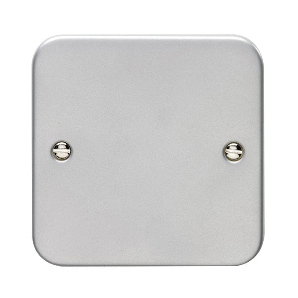EuroLite Electrical Grey / Single Blank Plate Eurolite Metal Clad Single Blank Plate - Metal Clad