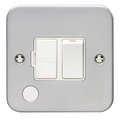 EuroLite Electrical Grey / Switched Fuse Spur Eurolite Metal Clad Switched Fuse Spur - Metal Clad