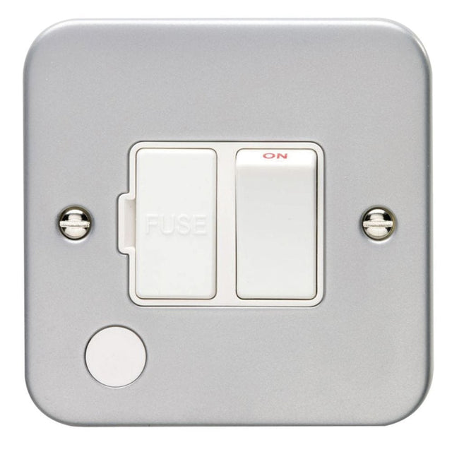 EuroLite Electrical Grey / Switched Fuse Spur Eurolite Metal Clad Switched Fuse Spur - Metal Clad