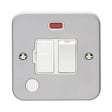 EuroLite Electrical Grey / Switched Fuse Spur Eurolite Metal Clad Switched Fuse Spur - Metal Clad