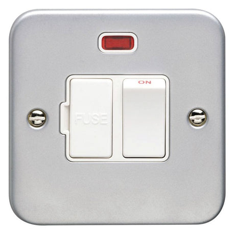 EuroLite Electrical Grey / Switched Fuse Spur Eurolite Metal Clad Switched Fuse Spur - Metal Clad