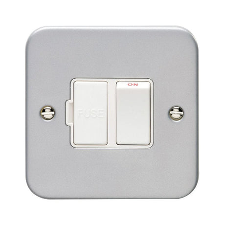 EuroLite Electrical Grey / Switched Fuse Spur Eurolite Metal Clad Switched Fuse Spur - Metal Clad