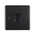 EuroLite Electrical Black Nickel / 20Amp Switch / (With Black Trim) Eurolite Stainless Steel 20Amp Switch - Matt Black (With Black Trim)