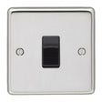 EuroLite Electrical Polished Brass / 20Amp Switch Eurolite Stainless Steel 20Amp Switch - Polished Stainless Steel (With Black Trim)