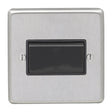 EuroLite Electrical Satin Stainless Steel / Fan Switch / (With Black Trim) Eurolite Stainless Steel Fan Switch - Satin Stainless Steel (With Black Trim)