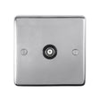 EuroLite Electrical Polished Stainless Steel / TV / (With Black Trim) Eurolite Stainless Steel TV - Polished Stainless Steel (With Black Trim)