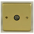 EuroLite Electrical Satin Brass / TV / (With Black Trim) Eurolite Stainless Steel TV - Satin Brass (With Black Trim)