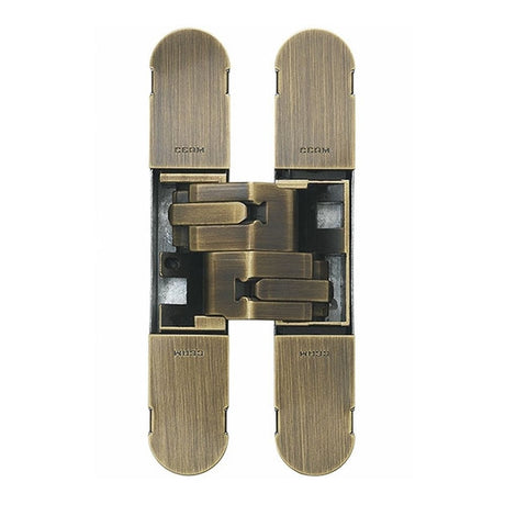 Eurospec Hinges Antique Satin Bronze / Concealed Hinges / 4" x (102mm) Eurospec - 100mm Ceam 3D Concealed Hinge 1130 - Antique Satin Bronze