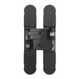 Eurospec Hinges Matt Black Varnish / Concealed Hinges / 4" x (102mm) Eurospec - 100mm Ceam 3D Concealed Hinge 1131 - Matt Black Varnish