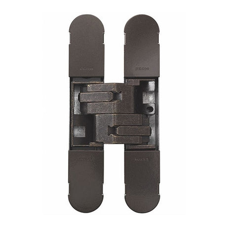 Eurospec Hinges Bronze Finish / Concealed Hinges / 4" x (102mm) Eurospec - 100mm Ceam 3D Concealed Hinge 1230 - Bronze Plated