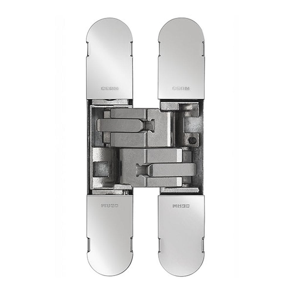 Eurospec Hinges Polished Nickel / Concealed Hinges / 4" x (102mm) Eurospec - 100mm Ceam 3D Concealed Hinge 1230 - Polished Nickel