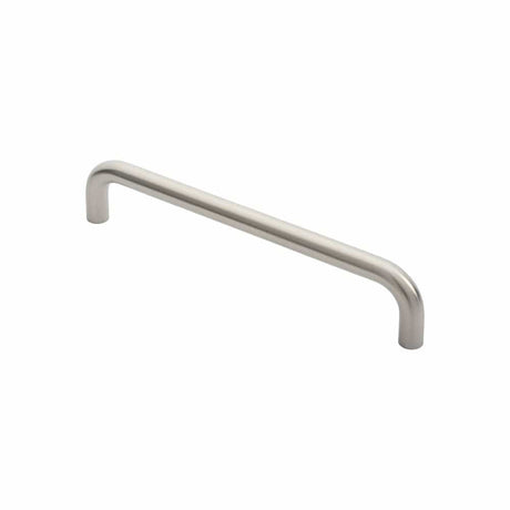 Eurospec Door Furniture Satin Stainless Steel / Pull Handles (Bolt Through) Eurospec - 19mm D Pull Handle 300mm Centres - Satin Stainless Steel