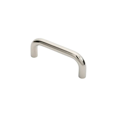Eurospec Door Furniture Polished Stainless Steel / Pull Handles (Bolt Through) Eurospec - 19mm D Pull Handle - Bright Stainless Steel