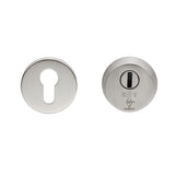 Eurospec Door Furniture Satin Stainless Steel / Euro Profile Escutcheons Eurospec - 2 Star Security Escutcheon Set
