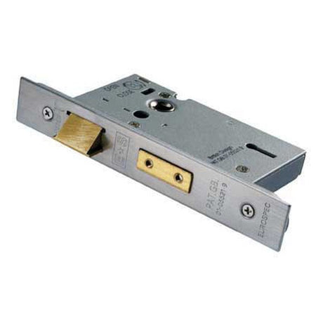 Eurospec Locks & Latches Satin Stainless Steel / 3 Lever Sashlocks / 2.5" / 65mm Eurospec - 3 Lever Sashlock 64mm - Satin Stainless Steel