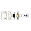 Eurospec Locks & Latches Nickel Plated / Tubular Mortice Latch / 3" Eurospec - 76Mm Ce B/T Tubular Mortice Latch Square - Nickel Plate