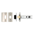 Eurospec Locks & Latches Satin Nickel / Tubular Mortice Latch / 3" Eurospec - 76Mm Ce B/T Tubular Mortice Latch Square - Satin Nickel