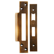 Eurospec Locks & Latches Antique Brass / Forend Strike & Fixing Packs Eurospec - Architectural Sashlock Forend & Strike Pack - Antique Brass