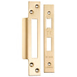 Eurospec Locks & Latches Satin Brass / Forend Strike & Fixing Packs Eurospec - Architectural Sashlock Forend & Strike Pack - Satin Brass