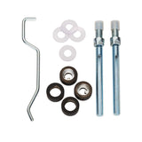 Eurospec Door Furniture Matt Black Eurospec - Back To Back Fixing Pack - Matt Black