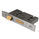 Eurospec Locks & Latches Satin Stainless Steel / Bathroom Lock / 2.5" / 65mm Eurospec - Bathroom Lock 64mm - Satin Stainless Steel