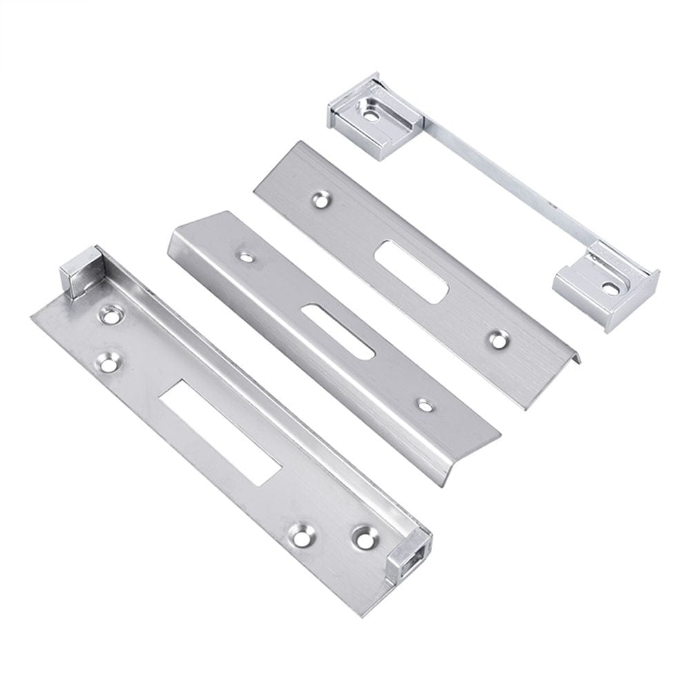 Eurospec Locks & Latches Satin Stainless Steel / Deadlock Rebate Sets Eurospec - BS Rebate Set (DeadLock) - Satin Stainless Steel
