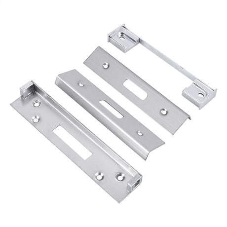 Eurospec Locks & Latches Satin Stainless Steel / Deadlock Rebate Sets Eurospec - BS Rebate Set (DeadLock) - Satin Stainless Steel
